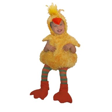 Baby Ducky with Tights Costume: Baby's Size 12-24 Months