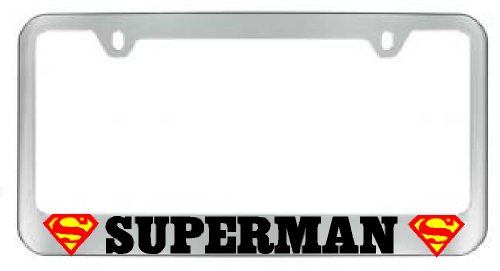  Superman License Plate Frame