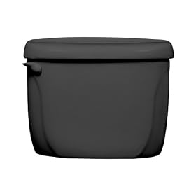 American Standard 735083-400.178 Cadet/Glenwall Right Height Elongated Toilet Tank Cover, Black