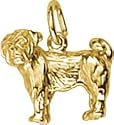 Dog: Pug Charm by Rembrandt Charms