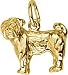   - Dog: Pug, 14K Yellow Gold Charm by Rembrandt Charms