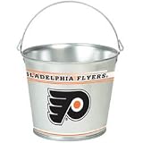 PHILADELPHIA FLYERS NHL Hockey Steel PAIL / Beer Bottle Bucket