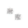 Refined Platinum Stud Diamond Earrings