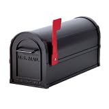 Heavy Duty Rural Mailbox Black 31WSH5459PL. SL160 Heavy Duty Rural Mailbox Black