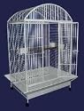 Brand New Parrot Bird Wrought Iron Cage Dome-Top With Wheels 40x30x69