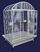 Brand New Parrot Bird Wrought Iron Cage Dome-Top 40x30x69-WI40WHTR