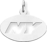 Sterling Silver NFL New York Jets Logo Charm