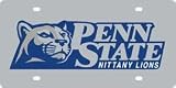 SD03323 Penn State University Nittany Lions Stainless Steel License Plate