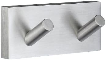 SMEDBO SME, Brushed Chrome RS356 Towel Hook Double