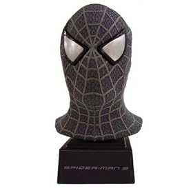 Black Spider-Man 3 (Movie) Mask Scaled Replica