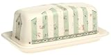Pfaltzgraff Naturewood Stoneware Covered Butter Dish