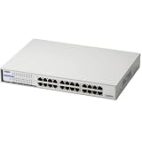 ロジテック｜Logitec ギガビットイーサ対応スイッチングハブ/24ポート LAN-GSW24P/MA