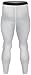 JustOneStyle New 016 Take Five Skin Tights Compression Leggings Base Layer White Running Pants Mens S - 2XL