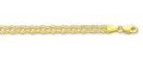 14k Yellow 3.5 mm Childrens Charm Bracelet - 6 Inch