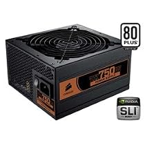 Corsair CMPSU-750TX 750-Watt TX Series 80 Plus Certified Power Supply compatible with Intel Core i7 and Core i5