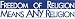 Freedom of Religion Means Any Religion Bumper Sticker