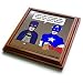 Search : Super Hero Parody with Batman and Captain America at the bar - 8x8 Trivet With 6x6 Ceramic Tile