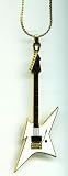 B C Rich Ironbird Guitar Necklace White - B001ERCLOQ