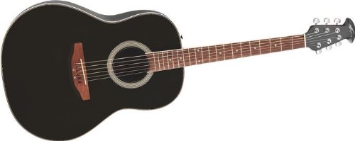 Applause AA21 Acoustic Guitar, Black