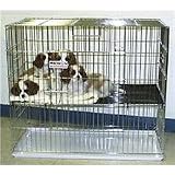 Precision Pet Puppy Pen, Regular 1/2 x 6-Inch Mesh Floor, 36 x 36 x 30-Inch, Chrome