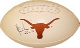 Vince Young signed Texas Longhorns Logo Football