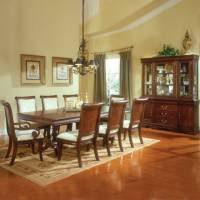 Kathy Ireland Furniture St, Pierre 17900 - Dining Set Collection with Double Pedestal Table