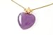 14K Yellow Gold Designer Pendant Necklace with 0.02 cttw.Burnished Diamond on Starfish and 21.5mm Lavender Jade