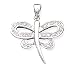 Pendant - Sterling Silver Dragonfly CZ Pendant