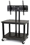 H. Wilson WPTV28E Tuffy Flat Panel TV Cart - 45