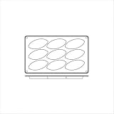 Non-Stick Silicone Boat Mold Size: L 4" x W 1 3/4" x H 19/32"