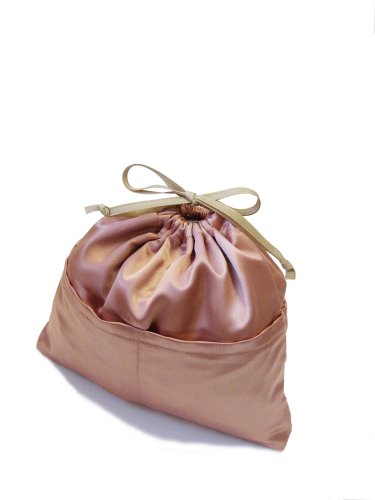 Yukiko Sato D1 SAKURA Satin of Drawstring TESAGE Purse Organizer, lined in water-proof micro fiber, Purse Insert tote bags!