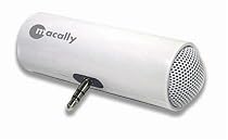 Macally Podwave Portable Stereo Speakers for iPod and MP3 Players (White)