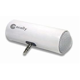 Macally Podwave Portable Stereo Speakers for iPod and MP3 Players (White) by 