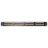 24port Professional Rackmount Cat5 Patch Panel 110 Type 568a/b