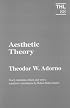 Aesthetic Theory (Theory & History of Literature)