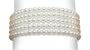 3x3.5mm 5 Strand Cultured Pearl Bracelet - 7 inches
