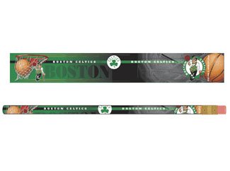 Boston Celtics NBA Basketball 6 Pack Pencil Set