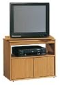 Beginnings Swivel-Top TV Stand - Oak