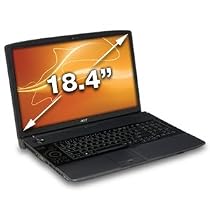 Acer Aspire AS8930-6951 Notebook PC - Intel Core 2 Duo P8400 2.26GHz, Bluetooth, 802.11a/b/g/n WLAN, 4GB DDR3, 320GB HDD, Blu-Ray, 18.4" TFT, eSATA, HDMI, Fingerprint Reader, Webcam, Vista Ultimate