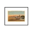 Lindbergh Field Airport, San Diego, California Subject Pre-Matted Poster Print, 11x14