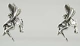 Pretty Little Sterling Silver Fairy Post Earrings, #11827