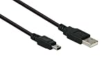 Produkt-Bild: USB Anschlusskabel, A Stecker an Mini 5pin Stecker, schwarz, 0,3m, Good Connections