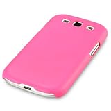 SAMSUNG i9300 GALAXY S3 GUMMIERTES HARDSKIN H�LLE (PINK)von "QUBITS"