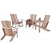 ATC - AT22u Athena Adirondack Chair - Clear Grade A - Western Red Cedar