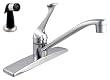 LDR 011 1400 Single Handle Kitchen Faucet with Spray, Chrome , Not CA/VT Compliant