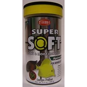 HBH Enterprises Super Soft Spriluna Large Pellet Fish Food 6.5oz by HBH Enterprises
