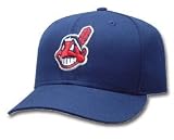Cleveland Indians Cap - New Era 5950 Road Cap font color=#990000 Summer BLO
