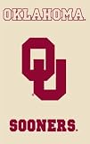 Oklahoma Sooners Outdoor Appliqued Flag 28 x 48