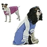 Basket Weave Sweater Blue Small