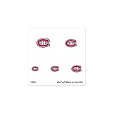 Montreal Canadiens Official NHL Fingernail Tattoo